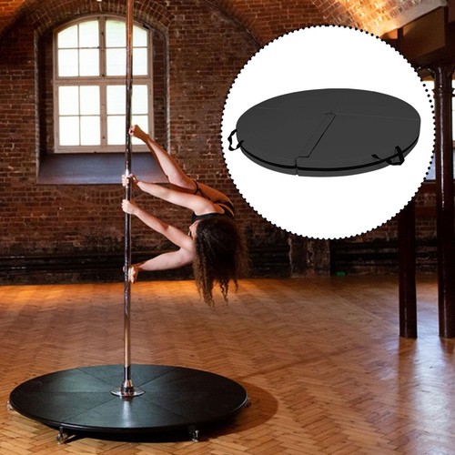 Folding pole dance mat - dance, round