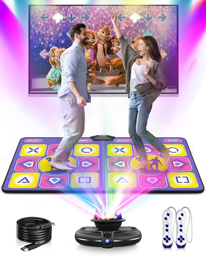 Flannel dance mat with - flannel,