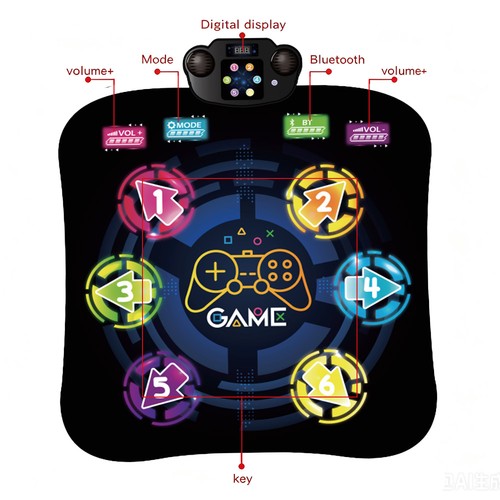 Dance mat for - dance, 5