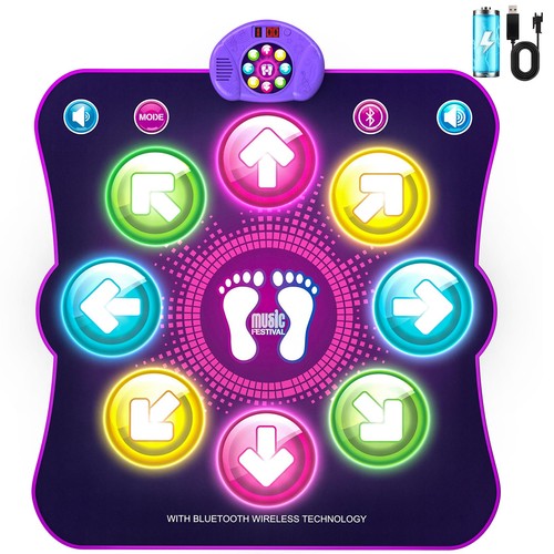 Light dance mat for girls - light,